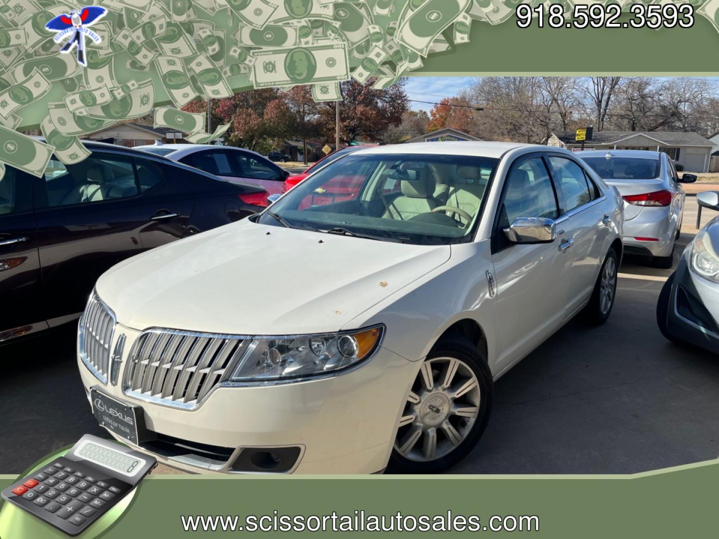 2012 OTHER LINCOLN MKZ BASE FWD (3LNHL2GC9CR) with an 3.5L V6 DOHC 24V engine, 6-Speed Automatic transmission, located at 8101 E. Skelly Dr., Tulsa, OK, 74129, (918) 592-3593, 36.121891, -95.888802 - Photo#0